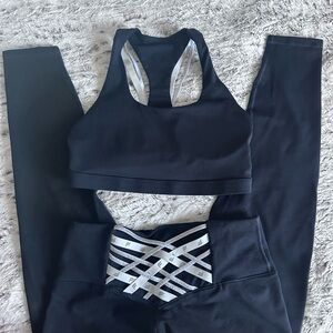 Fabletics Purple High-Waisted Leggings